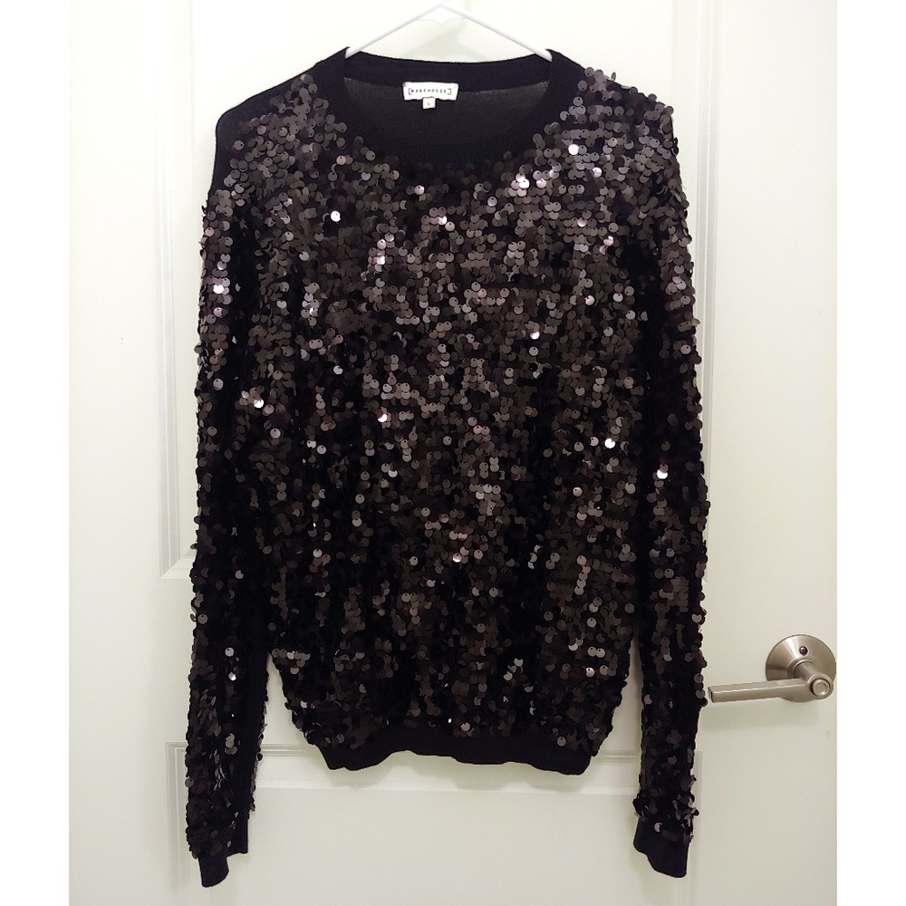 Black Sequin sweater